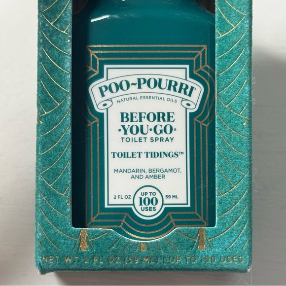 Poo-Pourri Toilet Spray Limited Edition Scent Toilet Tidings Scent 2 fl oz - Picture 8 of 14